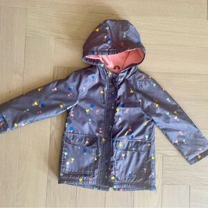 Carter's Pink and Gray Raincoat with Hood